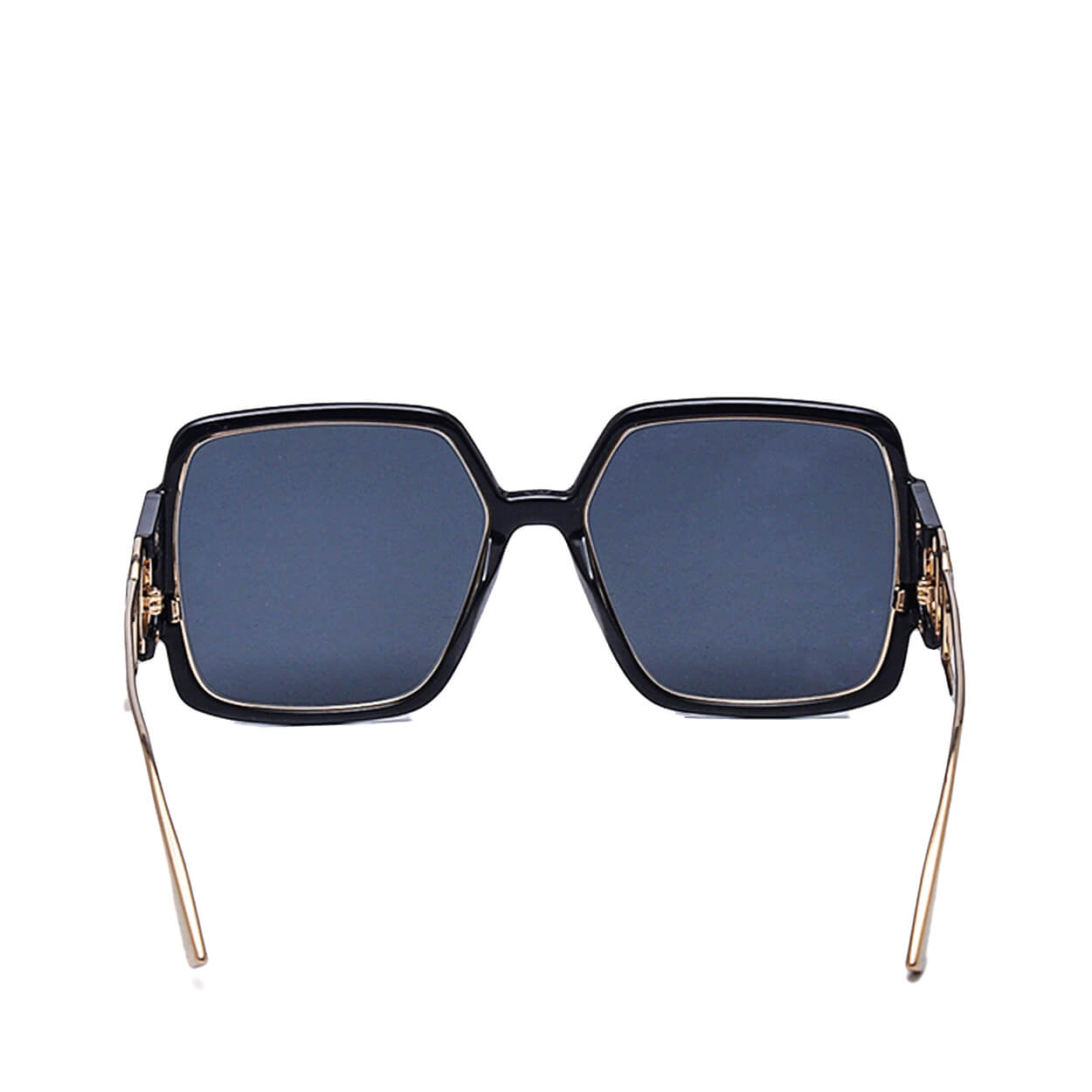 Christian Dior - 30 Montaigne Black Squared Sunglasses